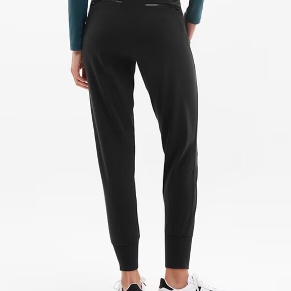 Venice High Rise Joggers Athleta, Black - Picture 2 of 3